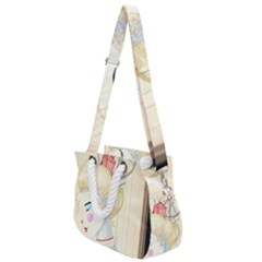 Clown Maiden Rope Handles Shoulder Strap Bag by Limerence