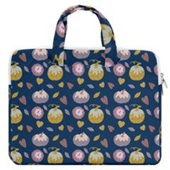 Autumn Pumpkins Macbook Pro Double Pocket Laptop Bag (large) by SychEva