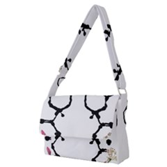 Chirality Full Print Messenger Bag (m) by Limerence