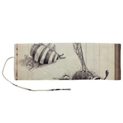 Bees Roll Up Canvas Pencil Holder (m) by Limerence