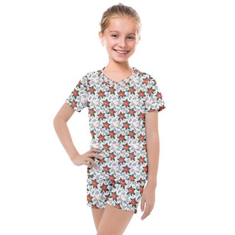 Vidffffa Kids  Mesh Tee And Shorts Set by PodArtist