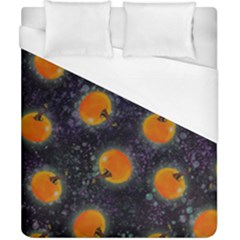 Space Pumpkins Duvet Cover (california King Size) by SychEva