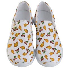 Oak Leaves And Acorns Men s Lightweight Slip Ons by SychEva