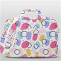 Abstract Multicolored Shapes MacBook Pro Shoulder Laptop Bag (Large) View3