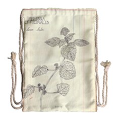 Lemon Balm Drawstring Bag (large) by Limerence