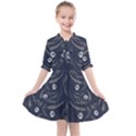 Folk flowers print Floral pattern Ethnic art Kids  All Frills Chiffon Dress View1