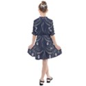 Folk flowers print Floral pattern Ethnic art Kids  All Frills Chiffon Dress View2