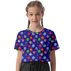 Christmas Balls Kids  Basic Tee by SychEva