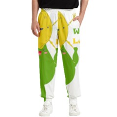 Lemon Over Pear Men s Elastic Waist Pants