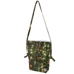 Christmas Tree Decoration Photo Folding Shoulder Bag by dflcprintsclothing