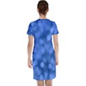 Light Reflections Abstract No5 Blue Short Sleeve Nightdress View2