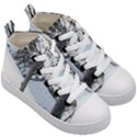 winter forest Kids  Mid-Top Canvas Sneakers View3