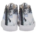 winter forest Kids  Mid-Top Canvas Sneakers View4