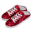 Cadmium Red Abstract Stars Half Slippers View2