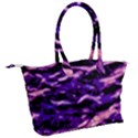 Purple  Waves Abstract Series No1 Canvas Shoulder Bag View2