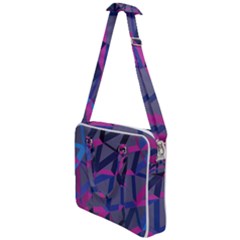 3d Lovely Geo Lines Cross Body Office Bag by Uniqued