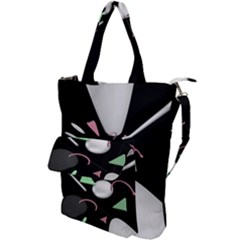 Digital Illusion Shoulder Tote Bag by Sparkle