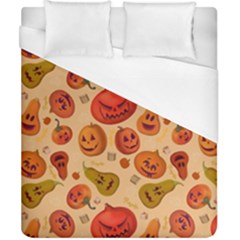 Pumpkin Muzzles Duvet Cover (california King Size) by SychEva