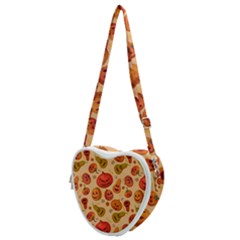 Pumpkin Muzzles Heart Shoulder Bag by SychEva