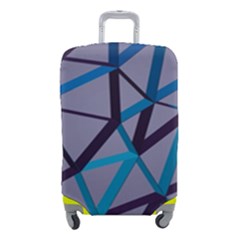 3d Lovely Geo Lines 2 Luggage Cover (small) by Uniqued