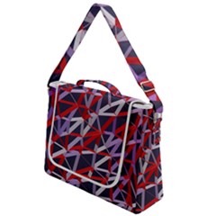 3d Lovely Geo Lines Vii Box Up Messenger Bag by Uniqued