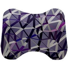 3d Lovely Geo Lines Ix Head Support Cushion by Uniqued