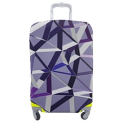 3d Lovely Geo Lines Ix Luggage Cover (medium) by Uniqued