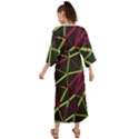 3D Lovely GEO Lines X Grecian Style  Maxi Dress View2