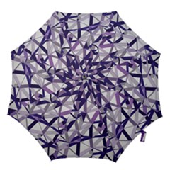 3d Lovely Geo Lines X Hook Handle Umbrellas (large) by Uniqued