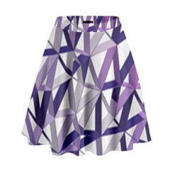 3d Lovely Geo Lines X High Waist Skirt by Uniqued