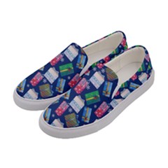 New Year Gifts Women s Canvas Slip Ons by SychEva