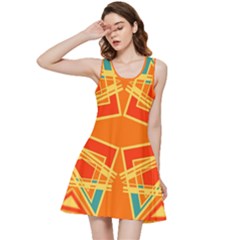 Abstract Pattern Geometric Backgrounds   Inside Out Racerback Dress by Eskimos