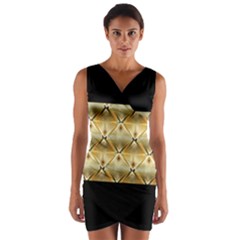 Digitaldesign Wrap Front Bodycon Dress