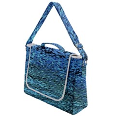 Blue Waves Flow Series 2 Box Up Messenger Bag by DimitriosArt