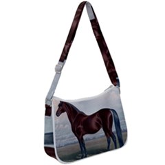 Chestnut Horse Zip Up Shoulder Bag by Blush