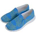 Floral folk damask pattern Fantasy flowers Floral geometric fantasy Men s Lightweight Slip Ons View2