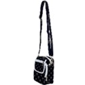 Creepy Head Sculpture With Respirator Motif Pattern Shoulder Strap Belt Bag View2