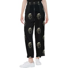 Creepy Head Sculpture With Respirator Motif Pattern Women s Pants  by dflcprintsclothing