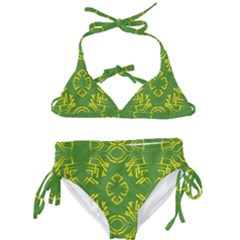 Abstract Pattern Geometric Backgrounds   Kids  Classic Bikini Set