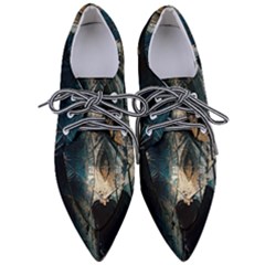 Fractal Pointed Oxford Shoes by Sparkle