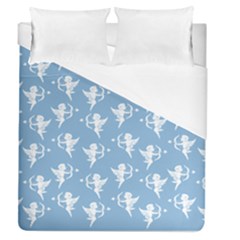 Cupid Pattern Duvet Cover (queen Size) by Valentinaart