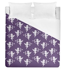 Cupid Pattern Duvet Cover (queen Size) by Valentinaart