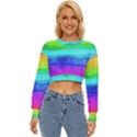 Watercolor rainbow Lightweight Long Sleeve Sweatshirt View1