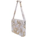 Flowers Shading Pattern Cross Body Office Bag View1