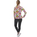 Flowers Pattern Women s Long Sleeve Raglan Tee View2