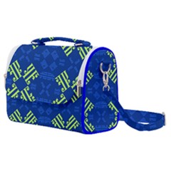 Abstract Pattern Geometric Backgrounds   Satchel Shoulder Bag by Eskimos