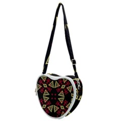 Abstract Pattern Geometric Backgrounds   Heart Shoulder Bag by Eskimos