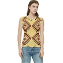 Abstract pattern geometric backgrounds   Women s Raglan Cap Sleeve Tee View1