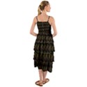 Fern Pattern 2 Black Layered Bottom Dress View2