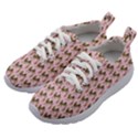 Fern Pattern 2 Pink Kids Athletic Shoes View2